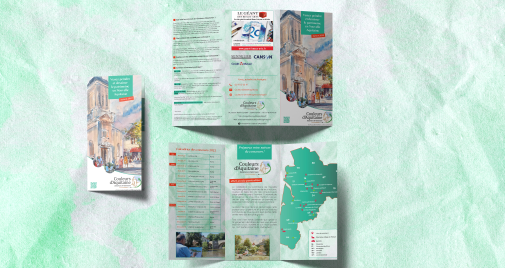 Flyer Couleurs d'Aquitaine